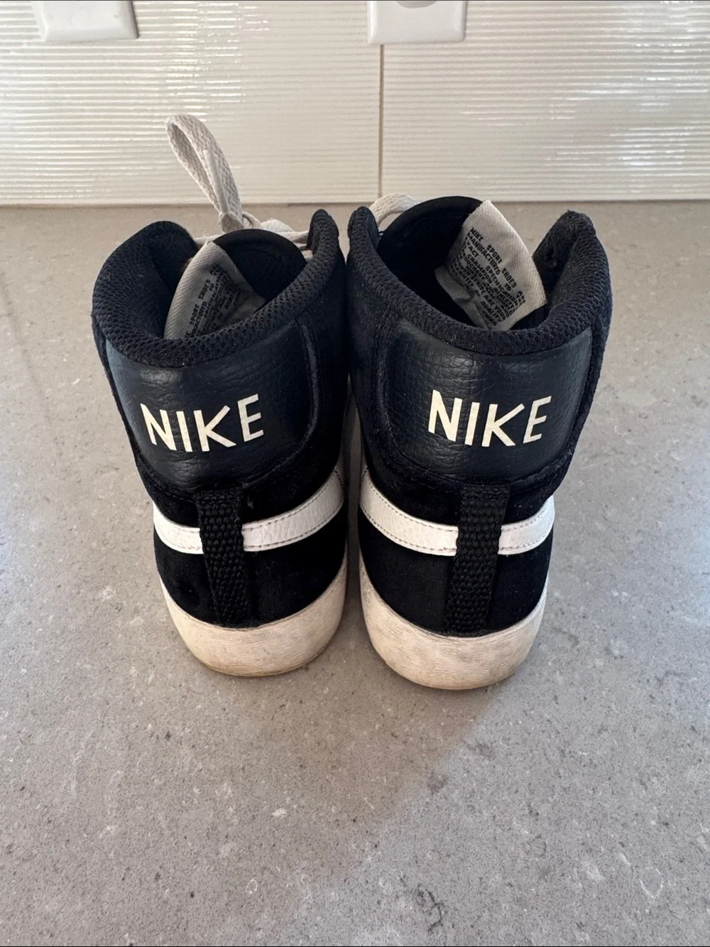 Nike Suede Blazer Sneakers with White Swoosh